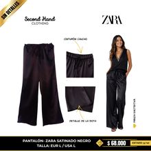 Pantalón Zara satinado