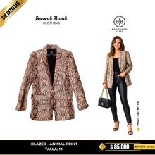 Blazer animal print