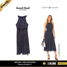 Vestido midi cinturón